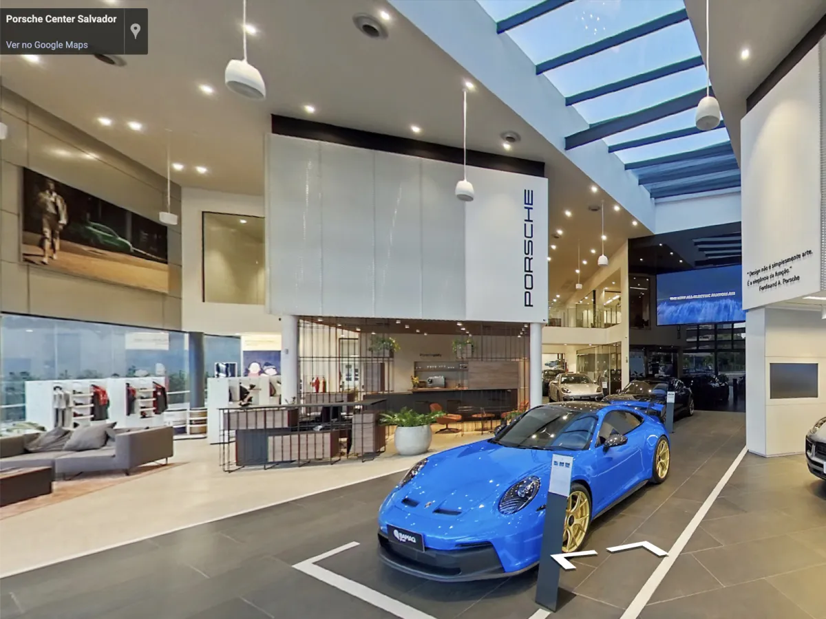 Tour Virtual Google Maps - Exemplo de estabelecimento comercial em 360°